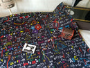 Maths Equations - cotton lycra - 150cm wide