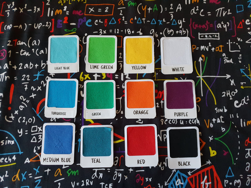 Maths Equations - cotton lycra - 150cm wide