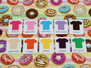 Donuts - cotton lycra - 150cm wide