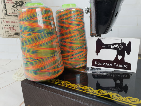 Fun Swirls #5 - Variegated Rainbow Thread (196) - clearance