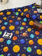 Happy Planets - cotton lycra - 150cm wide