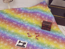 Rainbow Galaxy - cotton lycra - 150cm wide