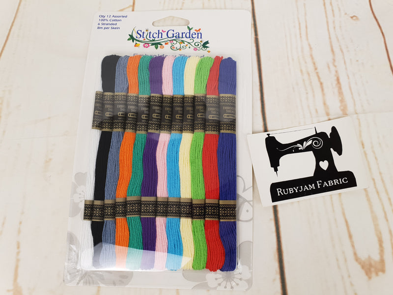 Stitch Garden "Festival" assorted embroidery threads - clearance