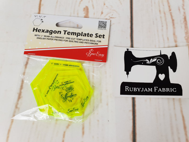 Sew Easy Hexagon Template Set (ER971)