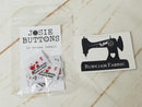 Made With Blood Sweat and Tears - Labels by Josie Buttons
