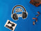 Music On, World Off - TURQUOISE - Panels On Demand
