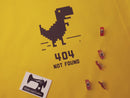 404 Dinosaur - YELLOW - Panels On Demand