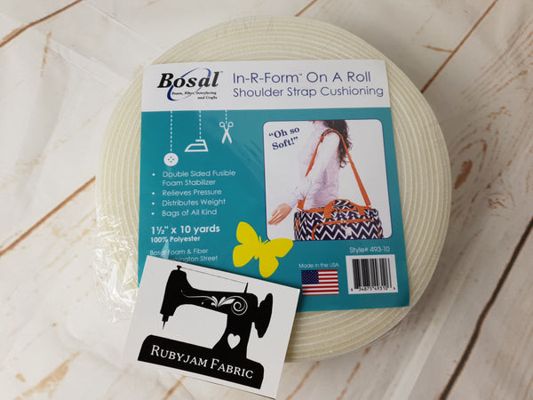Bosal In-R-Form Shoulder Strap Cushioning 1.5" x 10yd - clearance