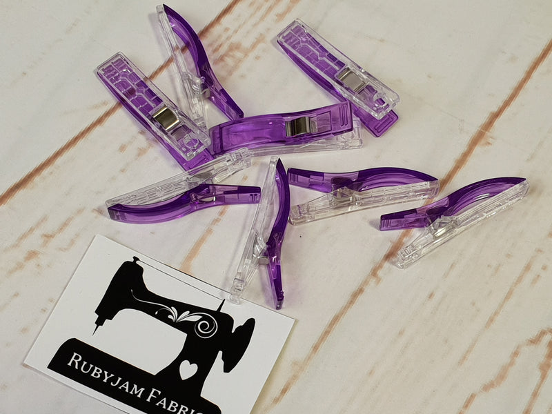 Pack of 50 LARGE Wonder Clips for stretch knits, quilts, etc - clearance
