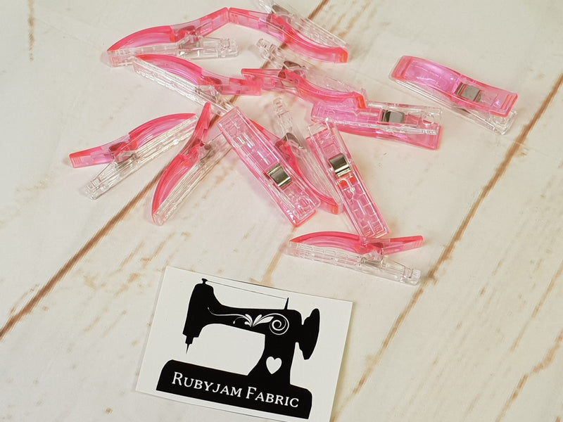 Pack of 50 LARGE Wonder Clips for stretch knits, quilts, etc - clearance