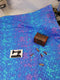 Blue Mermaid Scales - cotton lycra - 150cm wide