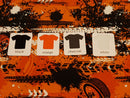 Speedway Orange - cotton lycra - 150cm wide