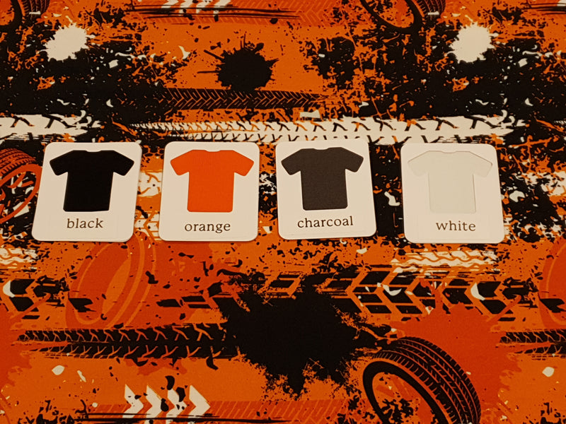 Speedway Orange - cotton lycra - 150cm wide