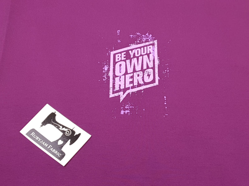 Be Your Own Hero - PURPLE - Panels On Demand