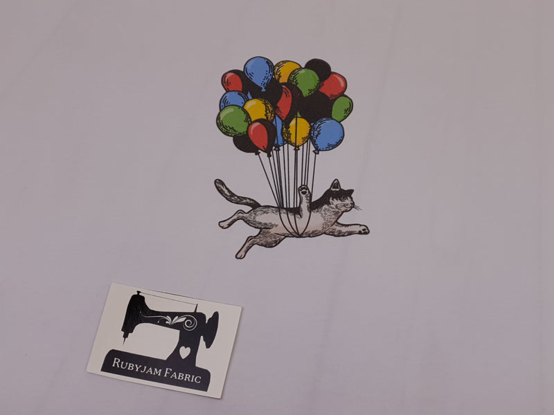 Balloon Cat - WHITE - Panels On Demand