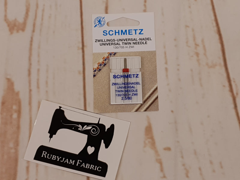 Schmetz Twin Universal Needle Size 80/12 - 2.5mm