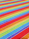 Rainbow Layer Cake - cotton lycra - 150cm wide - clearance