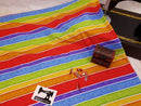 Rainbow Layer Cake - cotton lycra - 150cm wide - clearance