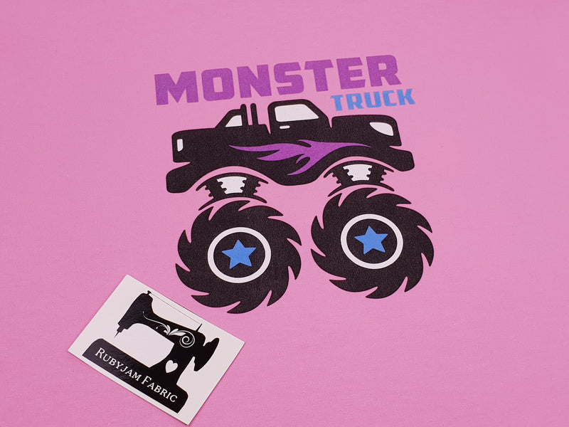 Monster Truck - LIGHT PINK - Panels On Demand