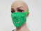 Crocodile Face Mask Panel - LIME GREEN - Panels On Demand