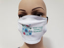 Keep Your Germs to Yourself Face Mask Panel - WHITE - Panels On Demand