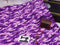 Camouflage Purple/Pink - cotton lycra - 150cm wide