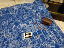 Blueprints - cotton lycra - 150cm wide