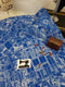 Blueprints - cotton lycra - 150cm wide