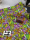 Retro Garden - cotton lycra - 150cm wide