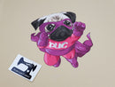 Pink/Purple Super Pug - SAND BEIGE - Panels On Demand