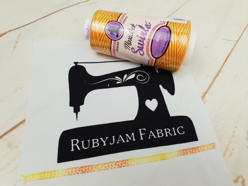 Maxi-Lock Swirls Thread - Peachy Orange Parfait