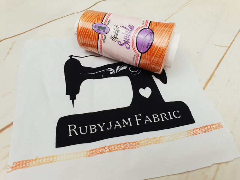 Maxi-Lock Swirls Thread - Orange Creamsicle