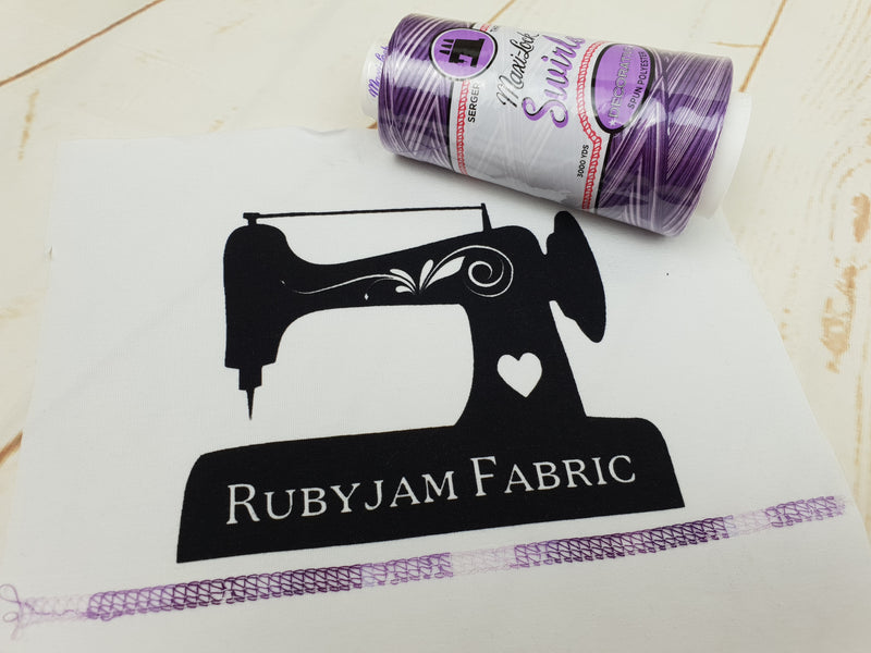 Maxi-Lock Swirls Thread - Purple Berry Wave