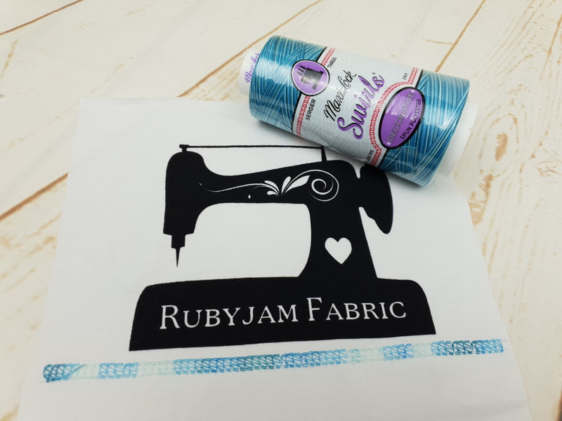 Maxi-Lock Swirls Thread - Blue Water Ice