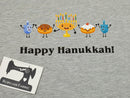 Happy Hanukkah Food - HEATHER GREY - Panels On Demand
