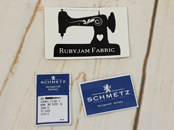 Schmetz 206x13 Universal Needles Size 80/12 - for 206, 306, 319 and 320 vintage sewing machines