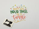 Don't Get Your Tinsel in a Tangle - WHITE - Panels On Demand