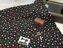 Christmas Polka Dots - cotton lycra - 150cm wide