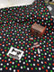 Christmas Polka Dots - cotton lycra - 150cm wide