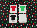 Christmas Polka Dots - cotton lycra - 150cm wide