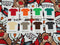 Christmas Characters - cotton lycra - 150cm wide