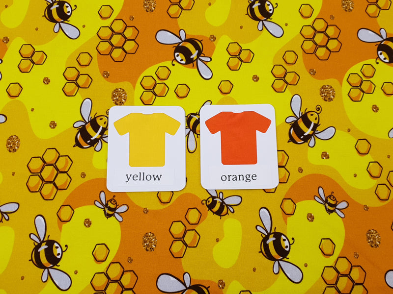 Honey Bees - cotton lycra - 150cm wide