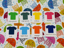 Baby Jellyfish - cotton lycra - 150cm wide