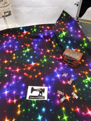 Disco Lights - cotton lycra - 150cm wide