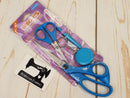 Triumph Brights 4 piece Scissor/Sewing Tool Pack - Blue - clearance