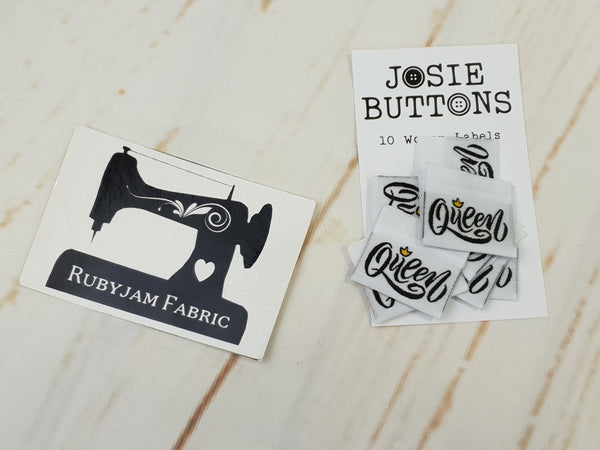Queen - Labels by Josie Buttons