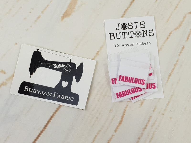 Fabulous - Pink - Labels by Josie Buttons