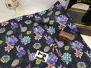 Succulents - cotton lycra - 150cm wide - clearance