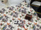 Butterfly Garden - cotton lycra - 150cm wide