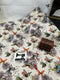 Butterfly Garden - cotton lycra - 150cm wide